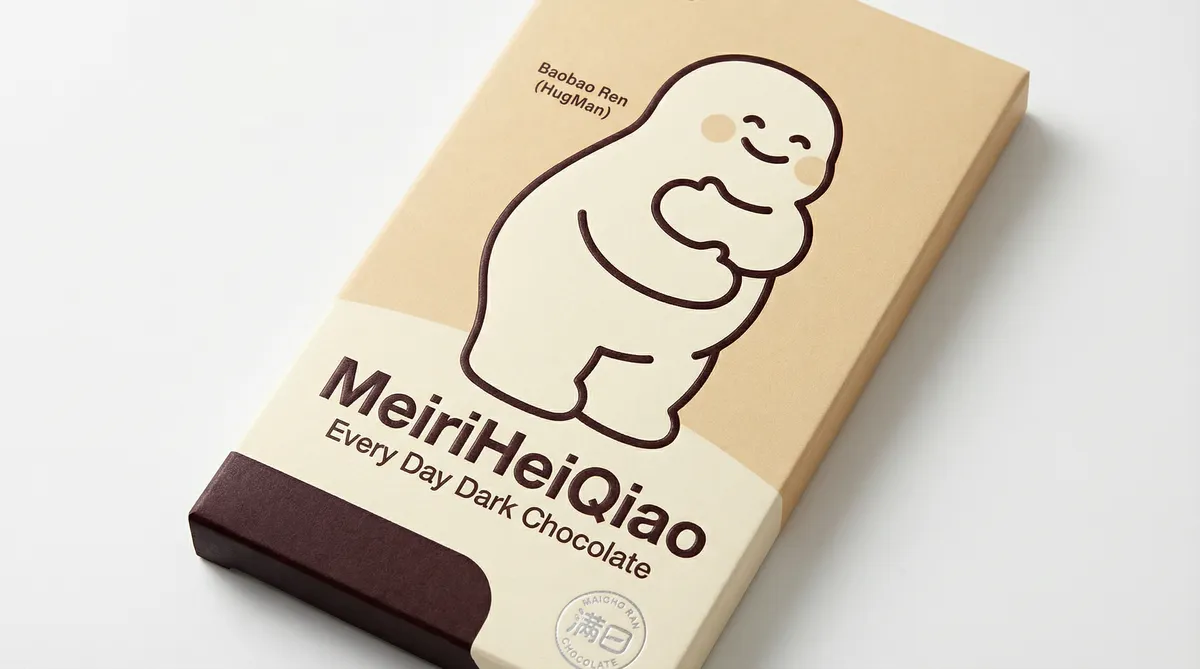 抱抱人 每日黑巧 条形包装