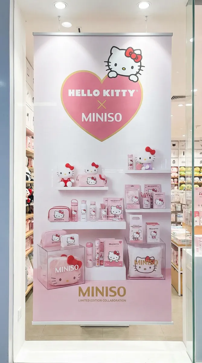 名创优品 HelloKitty 海报